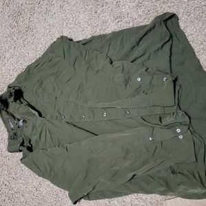 Mens dress down button shirt